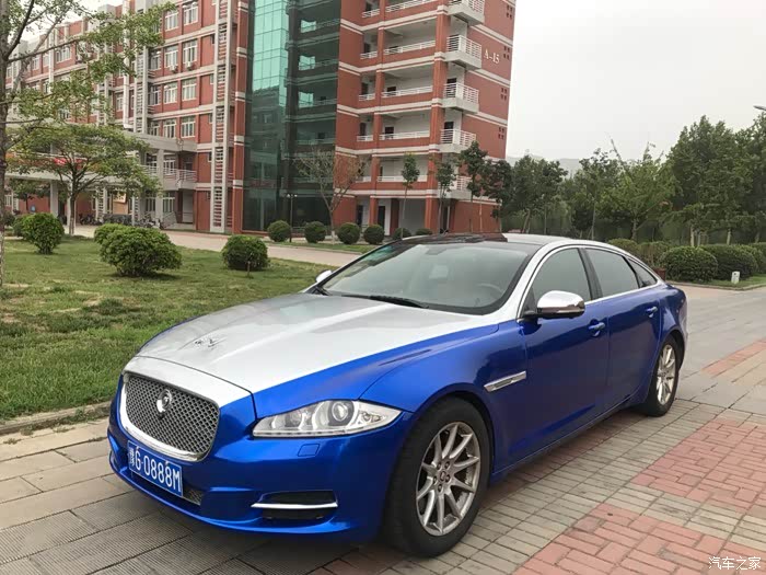 捷豹xjl改双拼色