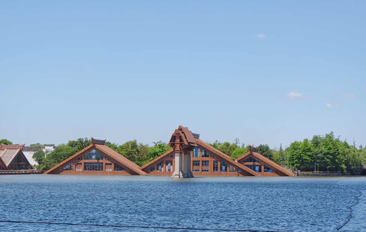 上海第一个水下博物馆一座中西结合的水上宫殿