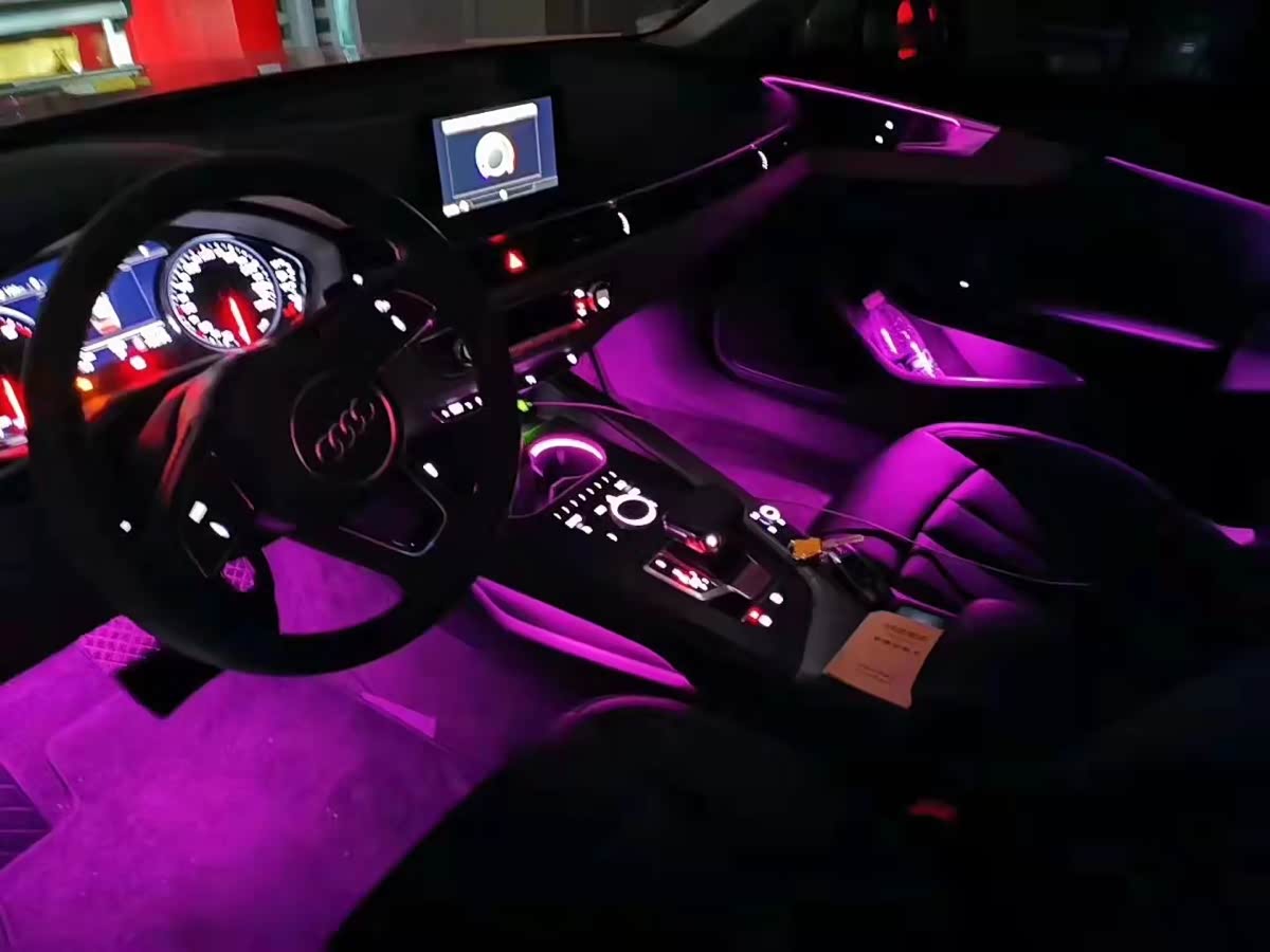 【图】加装原厂氛围灯_奥迪a4l论坛_汽车之家论坛