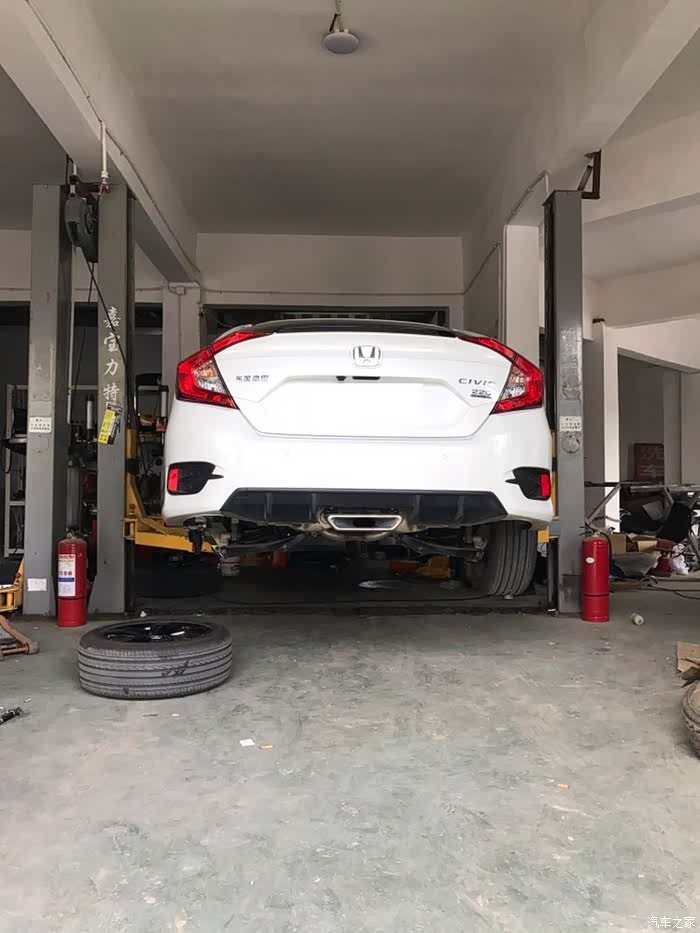 燃动思域卡钳喷漆作业流程及注意事项经验分享