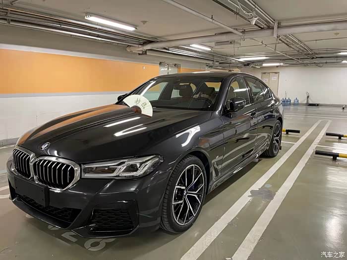 【图】悦驾,21款bmw 530i 运动套装 神秘灰,提车一个月作业_宝马5系