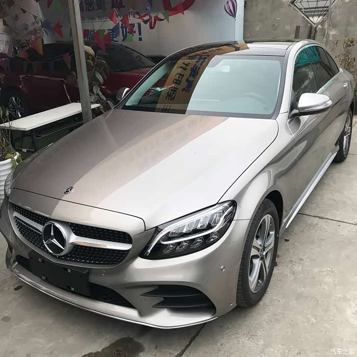 【图】今天 就把你带回家 ,成都 c260l 皓沙银提车_奔驰c级论坛_汽车