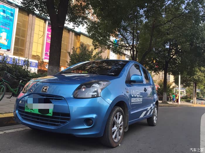 漂亮的蓝色众泰云100,寻新主人.