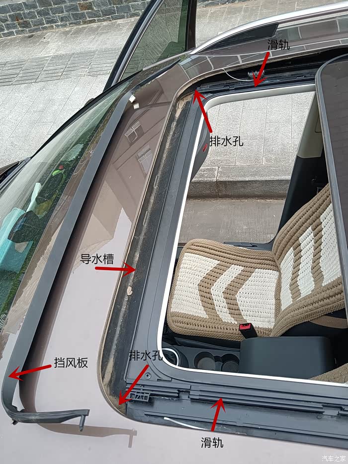 【图】天窗排水的保养_途安论坛_汽车之家论坛