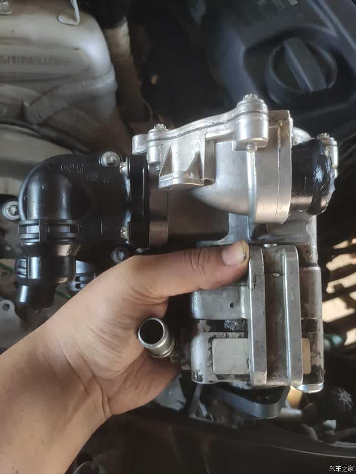 【图】宝马e90 n46更换水泵节温器_宝马3系论坛_汽车之家论坛