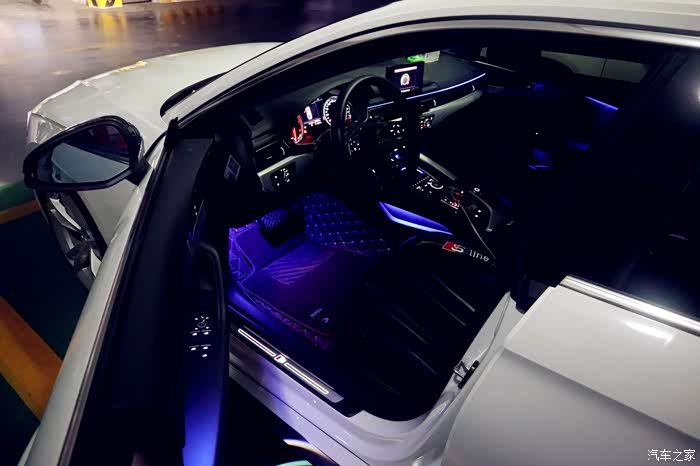 【图】新a5 32色氛围灯上车_奥迪a5论坛_汽车之家论坛