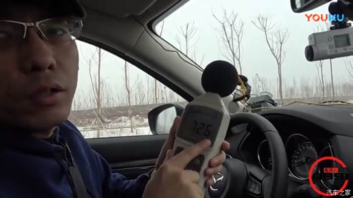 0991车评测试的新CX-5噪音值