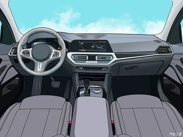 关关驾日漫画日记新宝马3系取消鸡腿档把双联屏内饰你喜欢吗