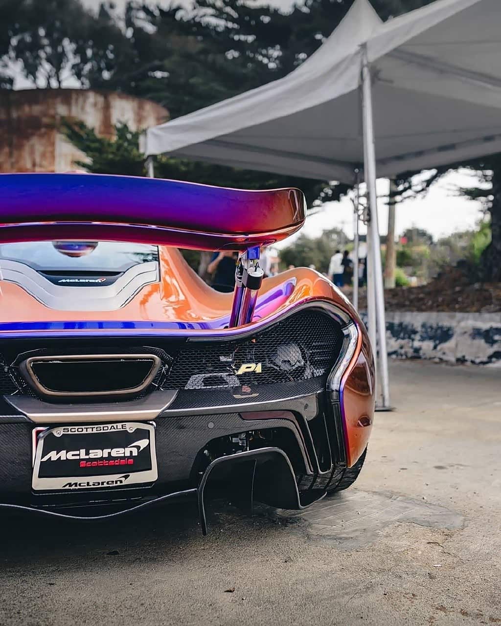 mclarenp1这配色够骚气