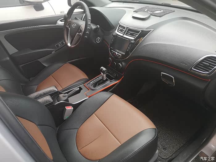 13款瑞纳内饰改装档位控制台加高