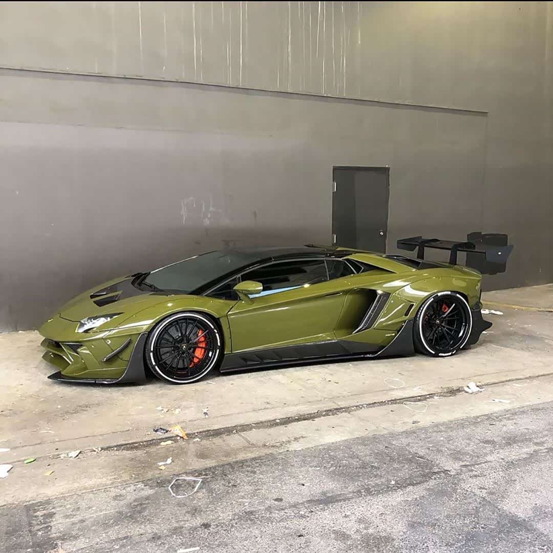 兰博基尼改装宽体aventador