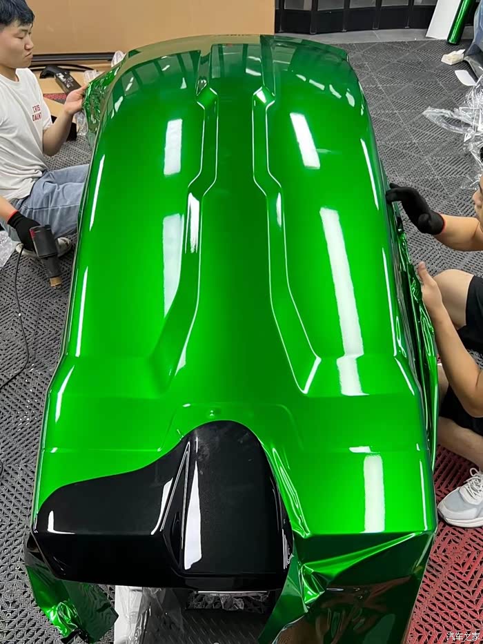 【图】奥迪a6 瓦罐 全车改色液态毒液绿_奥迪a6l/a6(进口)论坛_汽车之