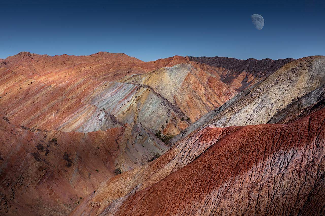 克拉玛依泥火山图片图片