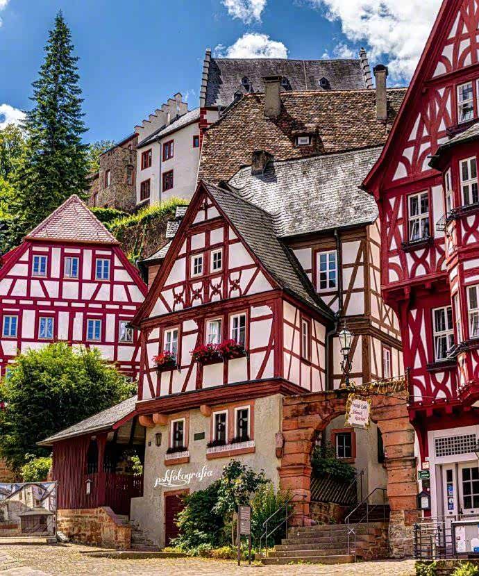 法国童话镇科尔马,童话里超美的房子