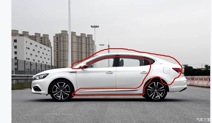 侧保险杠受伤了这个能修的好吗