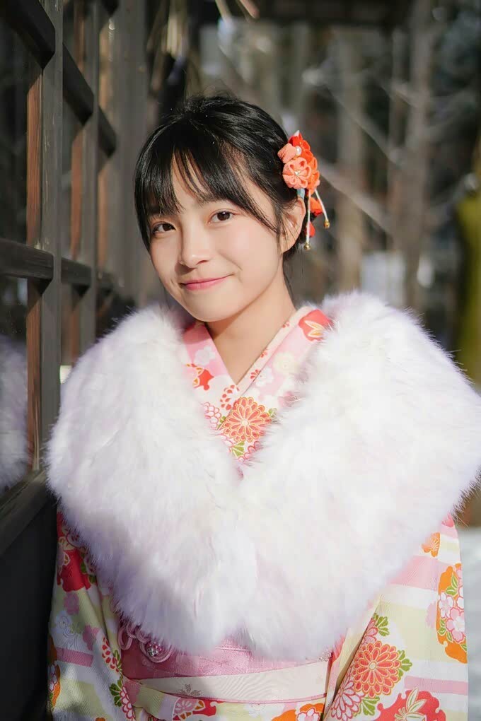 北海道神宫冬日和服