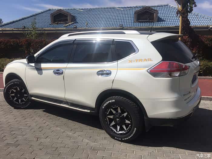 14款奇骏改装轮毂轮胎及小装饰