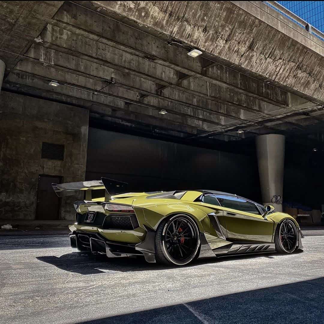 兰博基尼改装宽体aventador