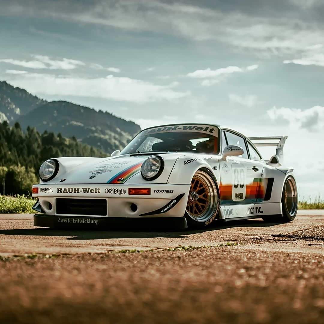 保时捷911 964 rwb ,太漂亮了