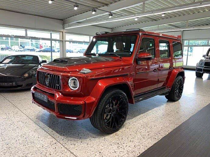 【图】红色的巴博斯大g,罕见的很_奔驰g级论坛_汽车之家论坛