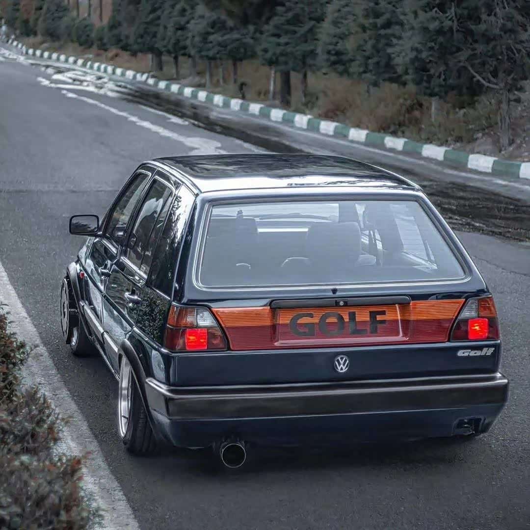 经典情怀mk2golf低趴改装案例