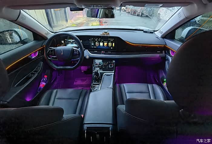 【图】动手作业分享-自己动手给爱车安装中控七彩氛围灯带_奔腾b70