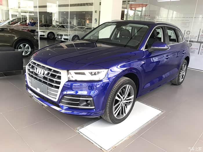 喜提奥迪q5l全杭州首辆探索蓝提车贴欢迎围观求精