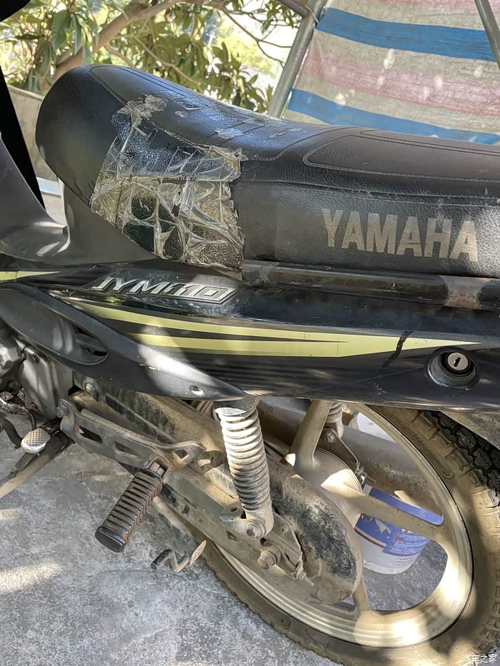 【图】父亲的雅马哈jym110_摩托车论坛_汽车之家论坛