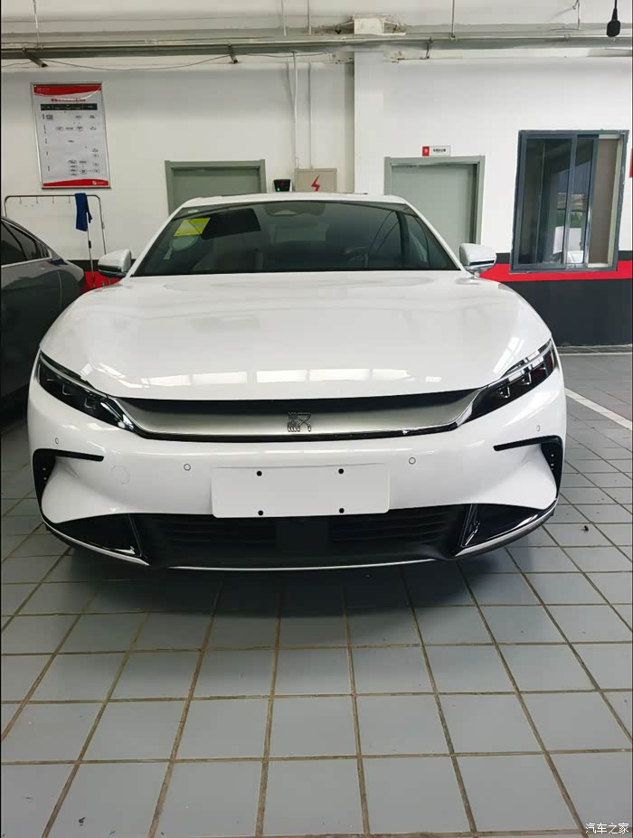 汉ev715旗舰白色今日入手