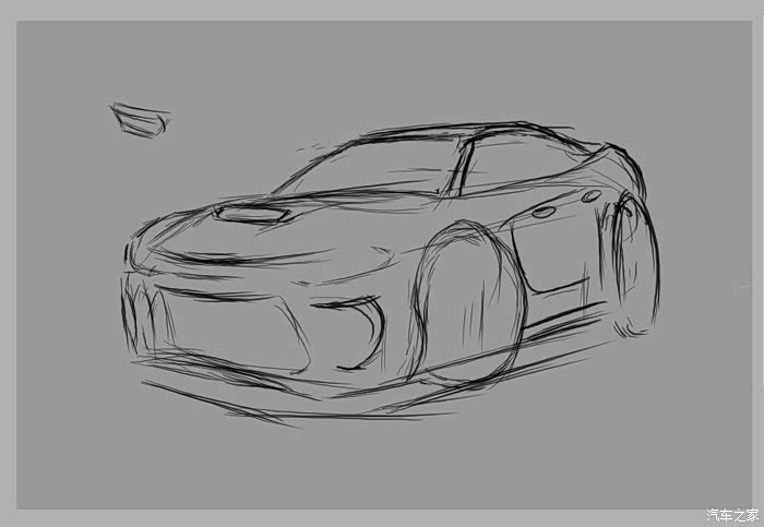 花young玩汽绘道奇charger