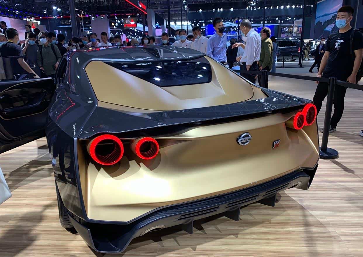 日产gtr50概念车亮相北京车展
