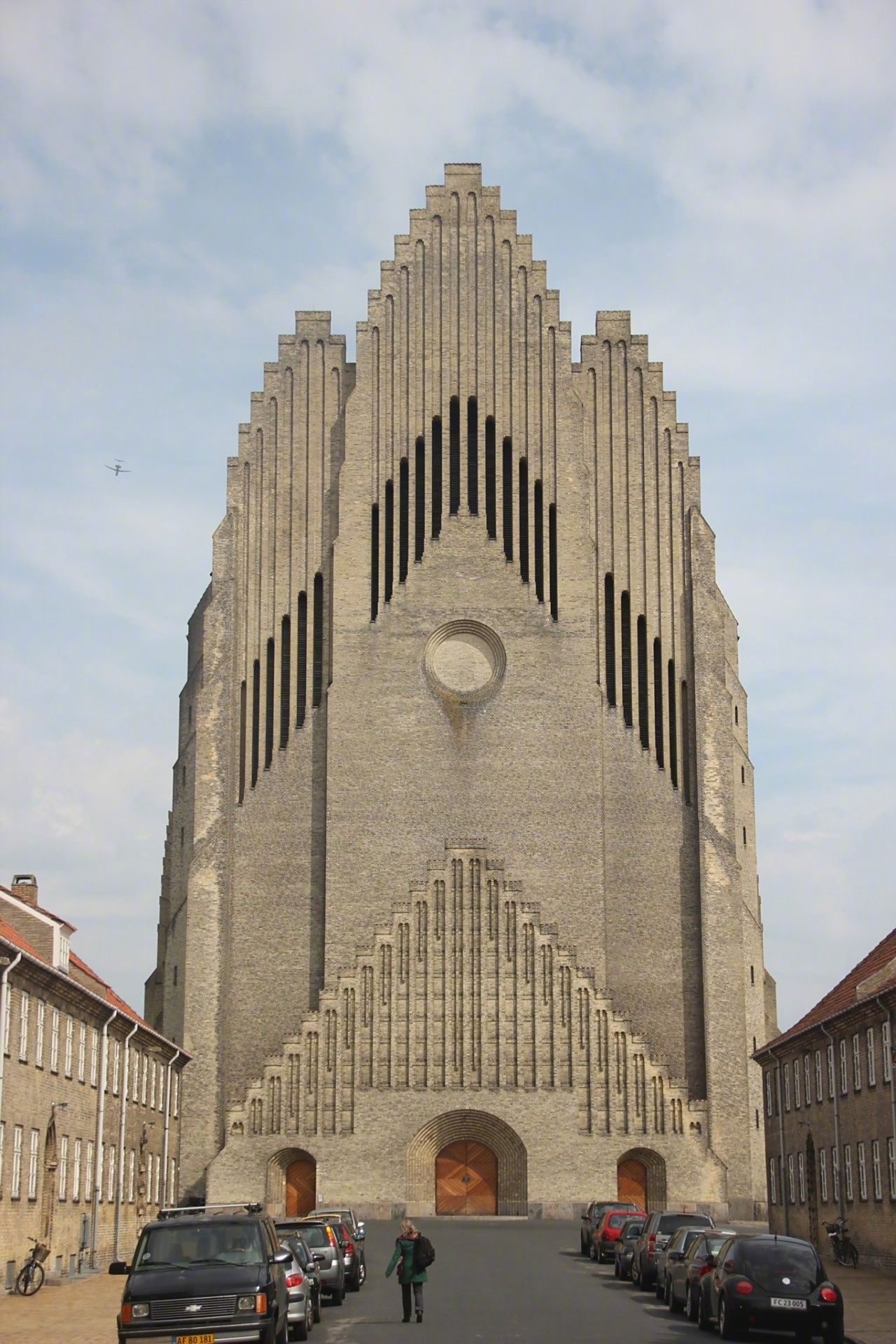 管风琴教堂,位于丹麦哥本哈根,是世界少有的表现主义风格的建筑