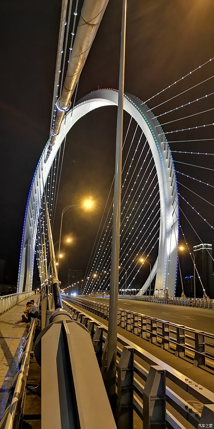 柳州白沙大桥夜景图片