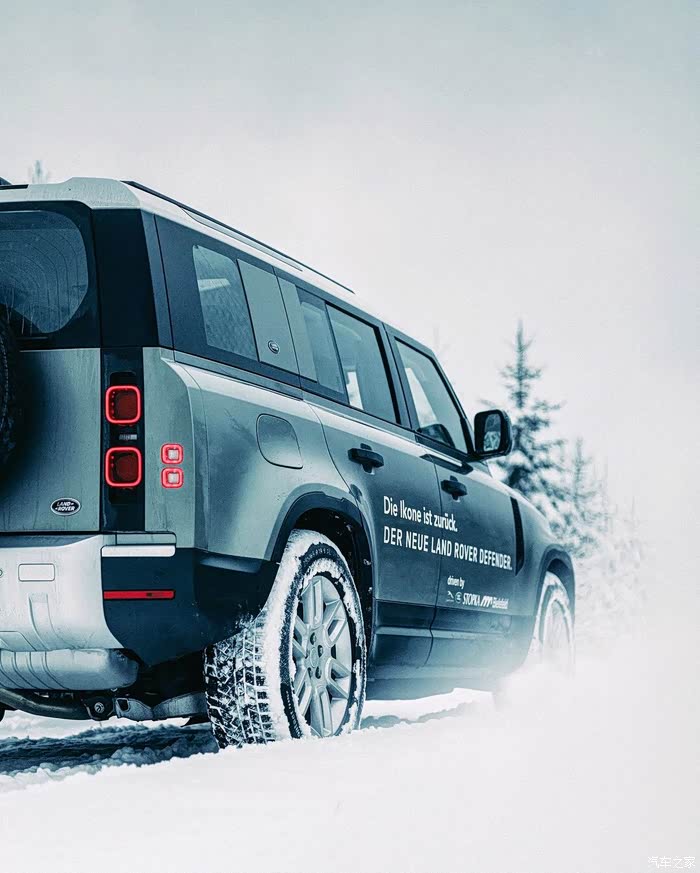 路虎卫士land rover defender,雪地的样子酷