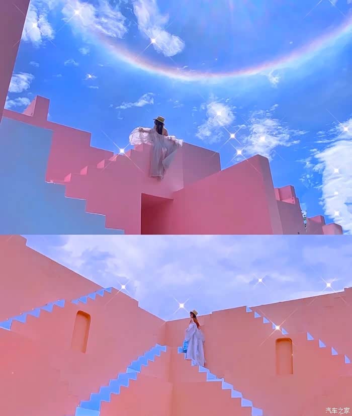 丽江拉市海粉色帝国,超治愈的马卡龙粉帝国.