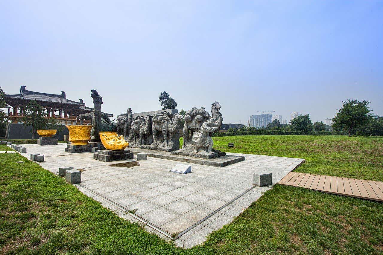 唐代的大明宫是长安城中最为辉煌壮丽的建筑群.