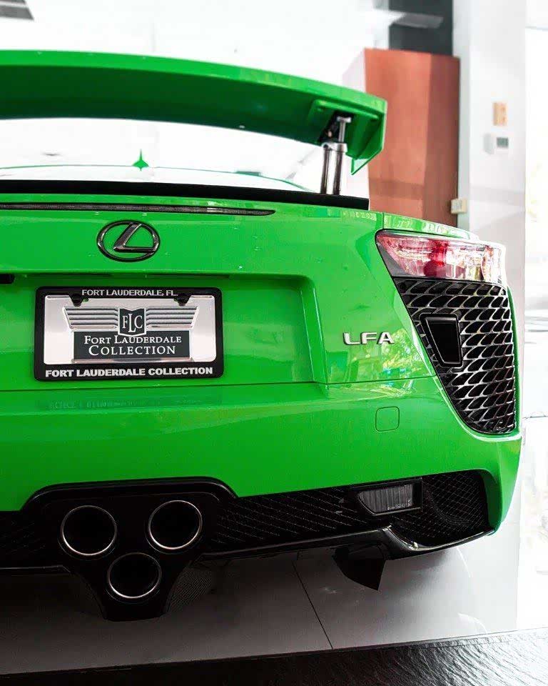 【图】绿色的雷克萨里 lfa好靓仔_雷克萨斯lfa论坛_汽车之家论坛