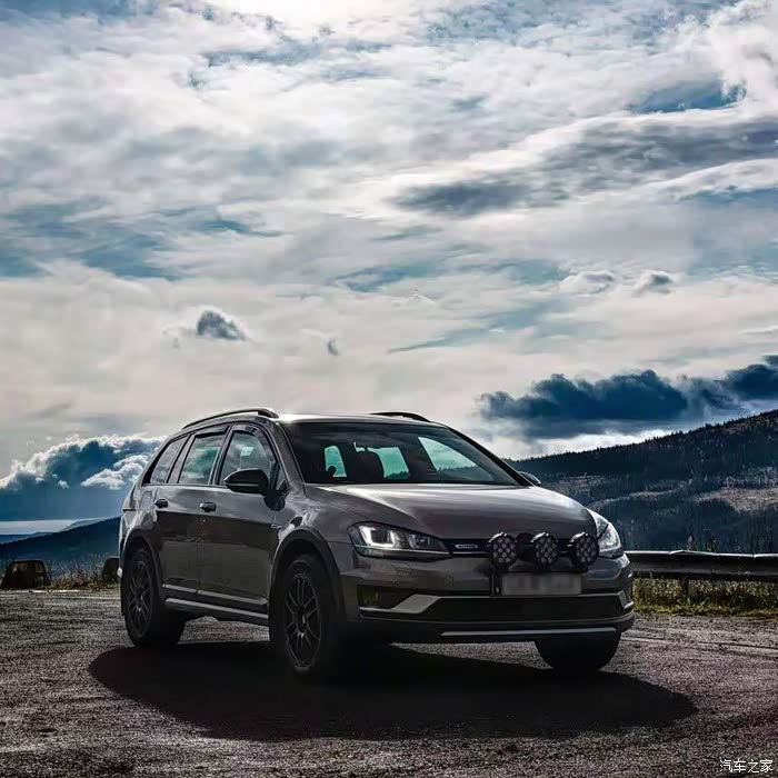 mk7 golf alltrack.罕见的跨界旅行车.