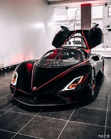 超跑ssc tuatara,一枚黑色大蜥蜴霸气来袭.