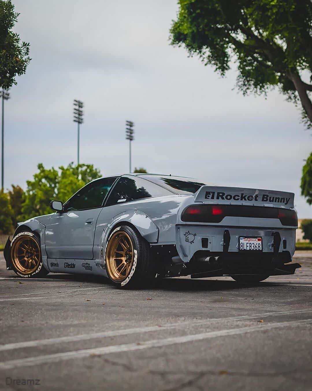 经典老车日产240sx翻灯