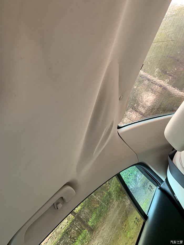 有谁碰到过车顶布脱落的?