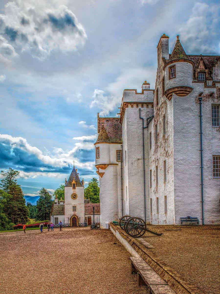 苏格兰布莱尔城堡blaircastle13世纪的建筑