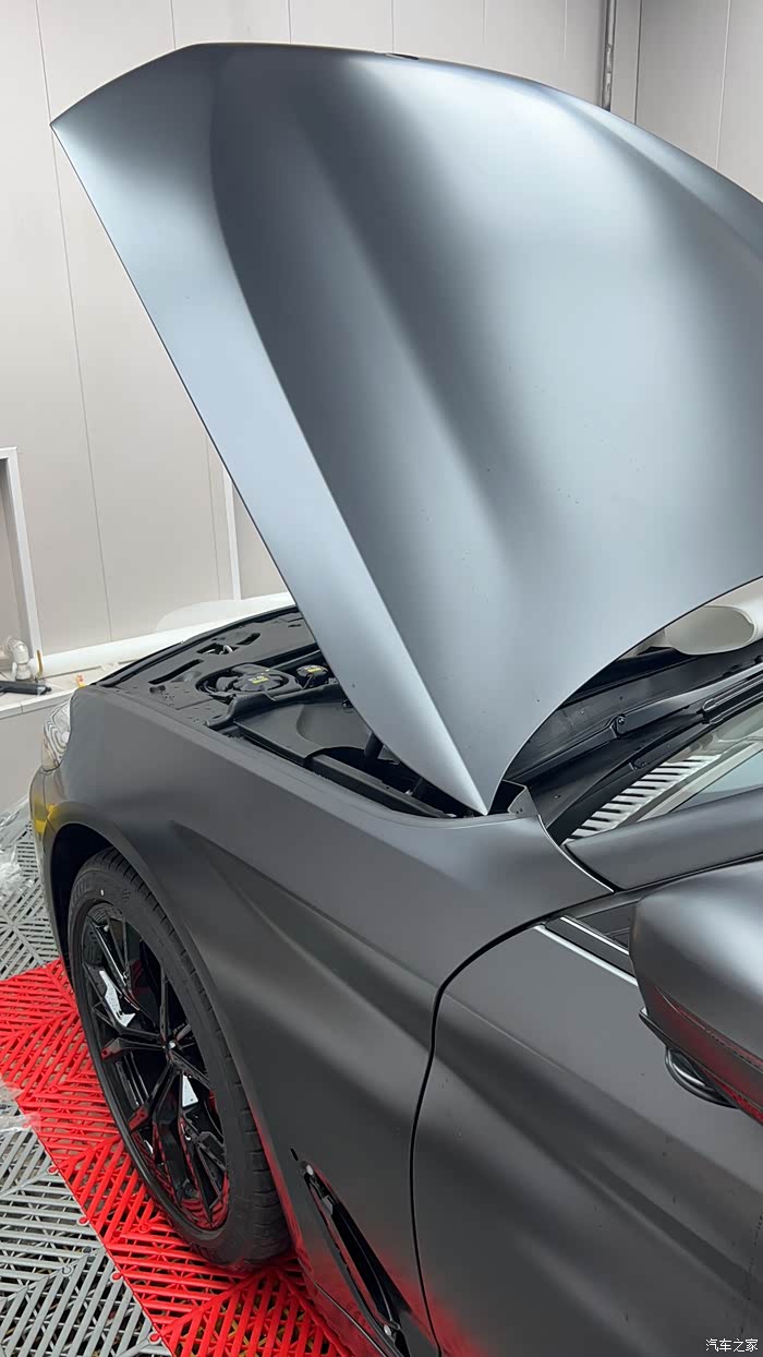 【图】磨砂深灰(frozen deep grey matt)540i提车作业_宝马5系论坛