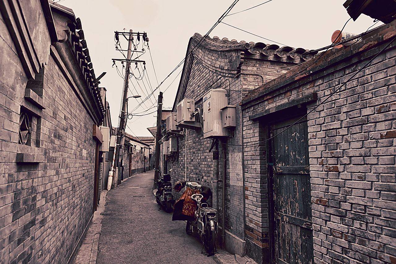 北京街道古老图片