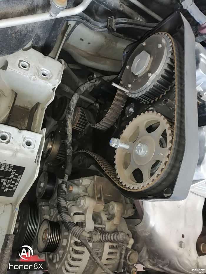 成都标致307车友换正时三件套看看对正时