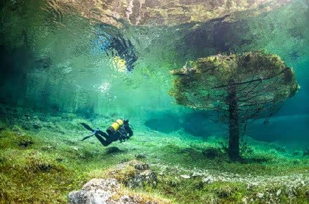 奥地利天然水下公园翠湖