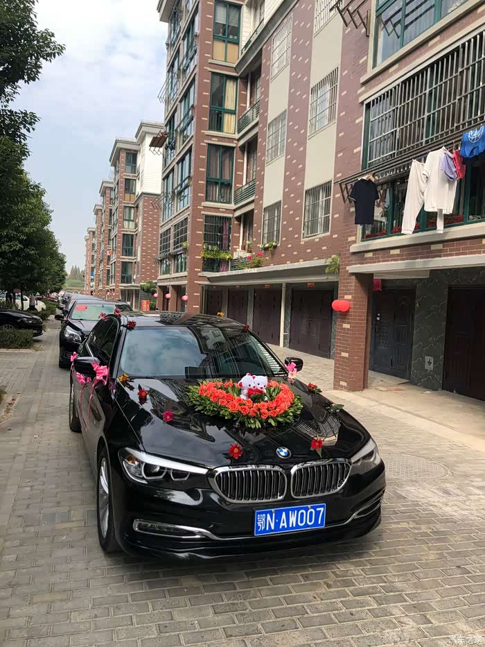 【图】国庆帮朋友跑婚车,5系真适合当头车_宝马5系论坛_汽车之家论坛