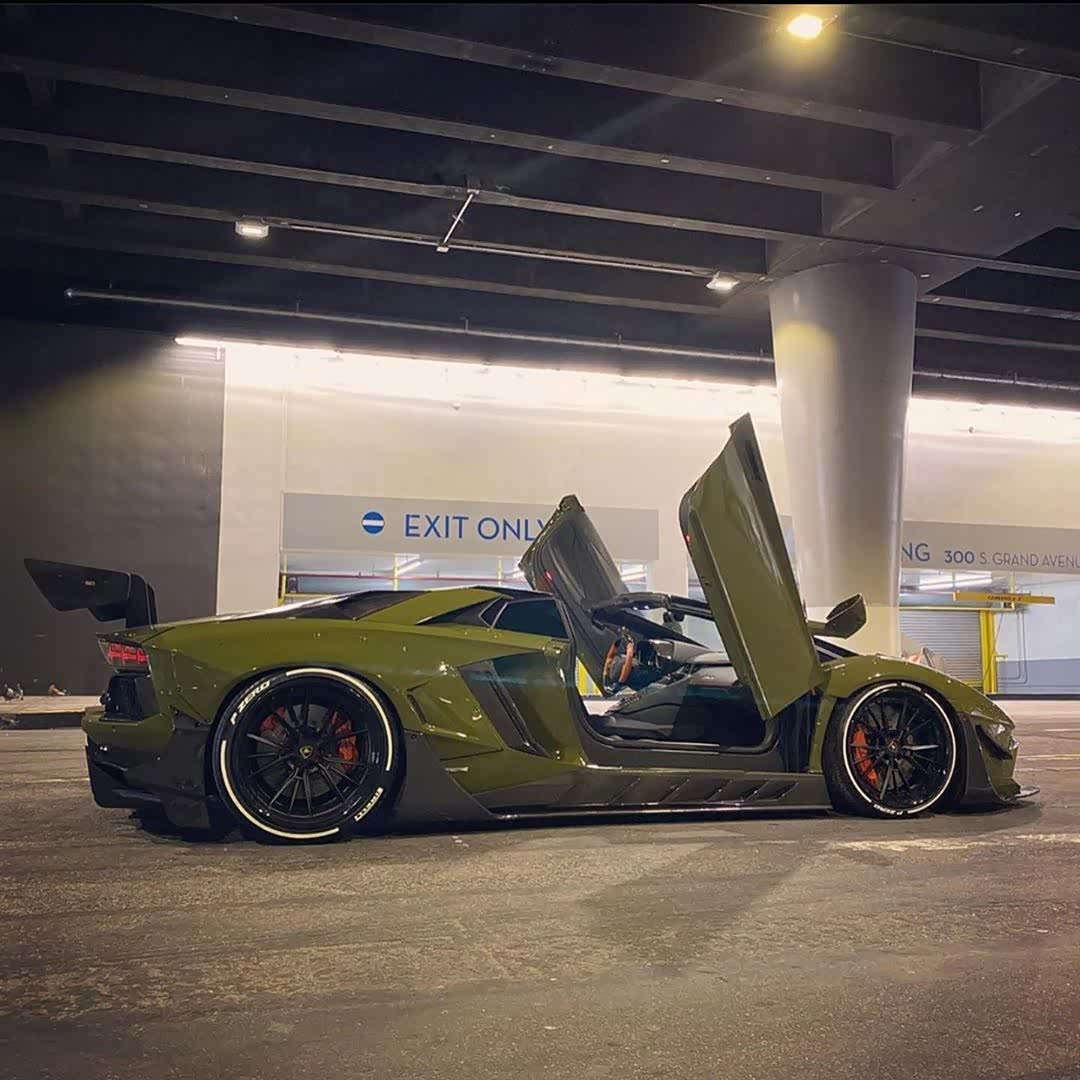 兰博基尼改装宽体aventador