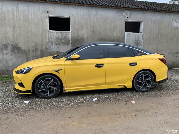 【图】分享一下我的黄色mg5的小改装_mg5论坛_汽车之家论坛