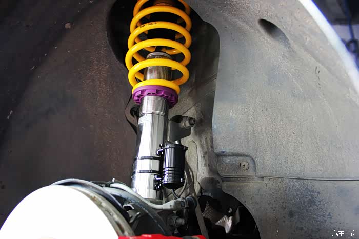 百改降为先魔都小黑改装kwv3绞牙避震器低姿态